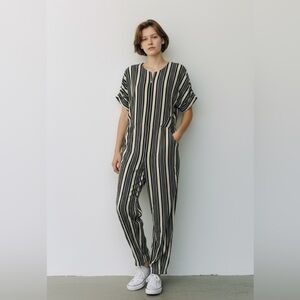 Zero by Maria Cornejo Stripe jumpsuit size 6